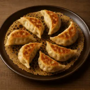 簡單又好吃的煎餃做法，冷凍水餃也能做出超完美冰花煎餃！