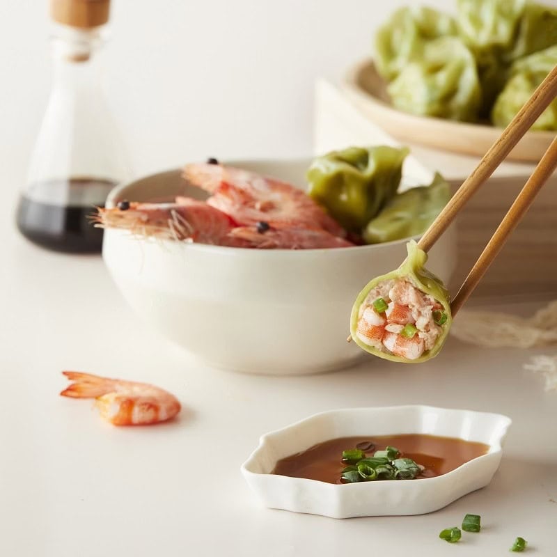 地中海飲食一週菜單推薦品項 7:蝦蝦雞胸水餃